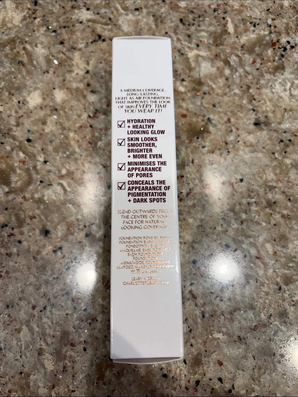 NEW Charlotte Tilbury Beautiful Skin Medium Coverage Liquid Foundation